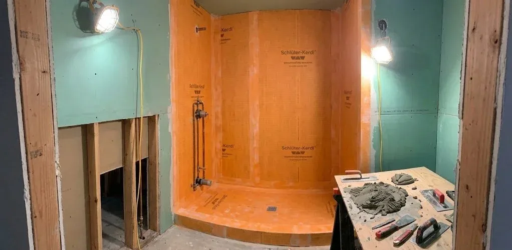 Bathroom remodel waterproofing in Los Angeles – Villa Bella Construction