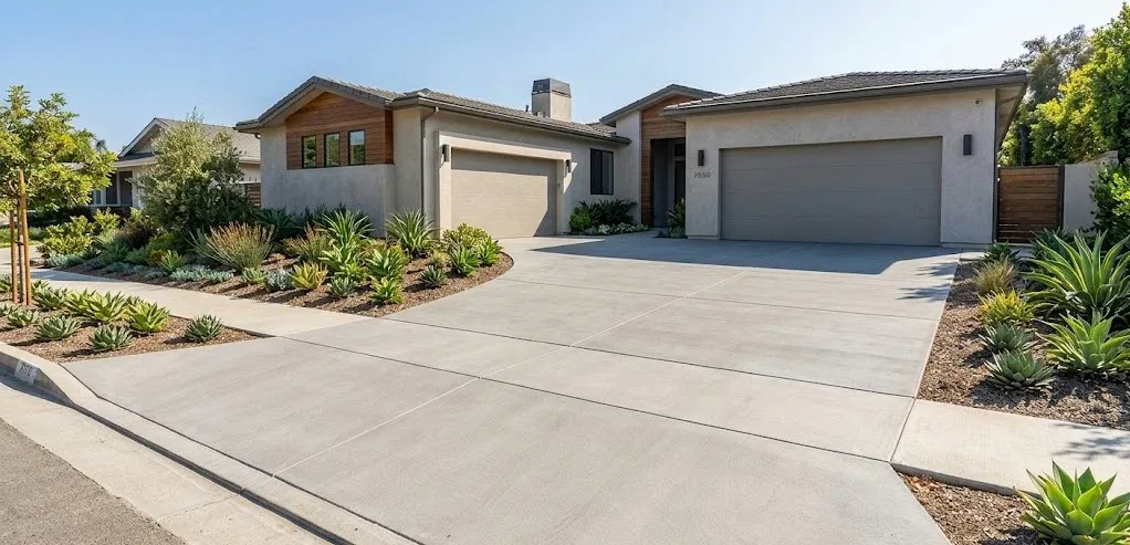 Concrete driveway installation in Los Angeles – Villa Bella Construction