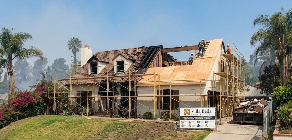 Fire damage restoration in Los Angeles – Villa Bella Construction