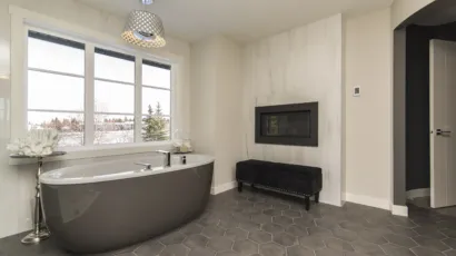 Modern bathroom vanity upgrade in Santa Monica