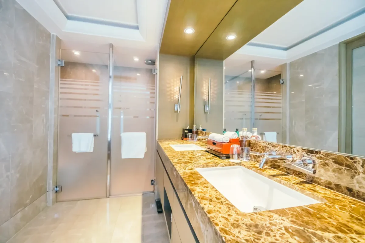 Professional builders working on residential remodel