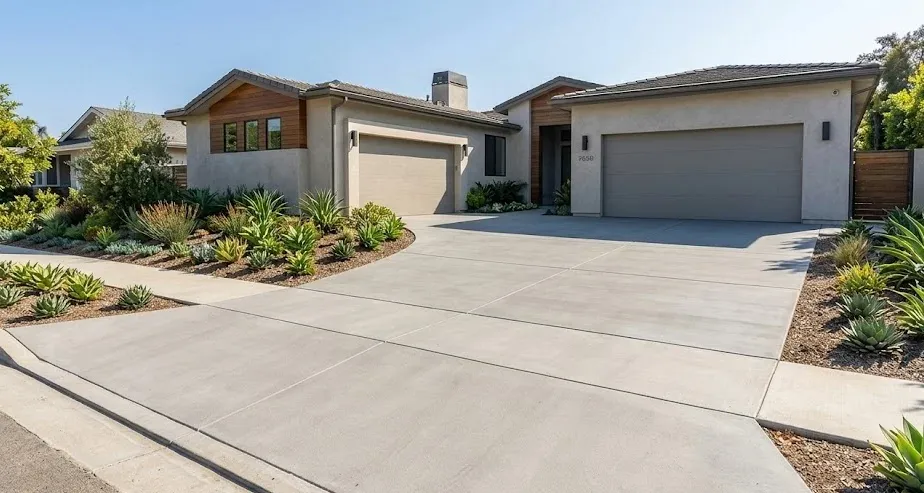 Concrete driveway installation in Los Angeles – Villa Bella Construction e1773138645209
