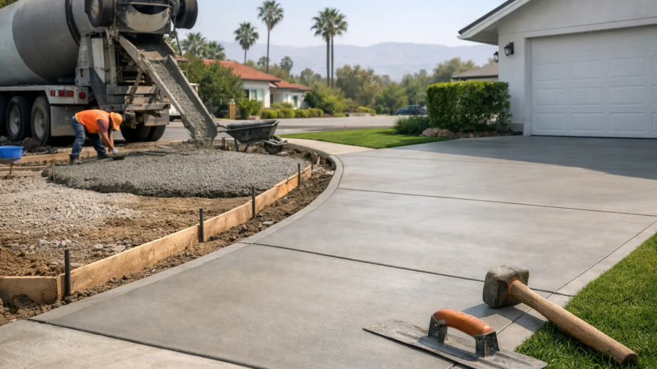 concrete driveway replacement cost in la featured